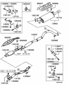 Exhaust pipe & muffler