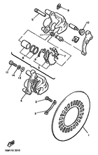 Front brake caliper