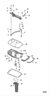 Shift Linkage And Exhaust Plate