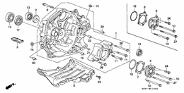 Clutch housing/ transfer cover