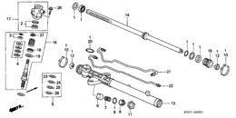 P.s. gear box components