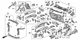 Front bulkhead/dashboard