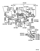 Front susp arm & member
