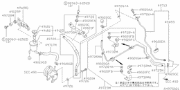 Power steering piping