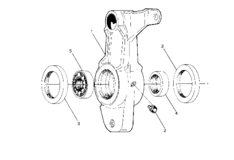 Front tightener assembly, l.h.