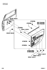 Rear Door Panel & Glass