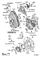 Timing Gear Cover & Rear End Plate