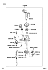 Gear Shift Fork & Lever Shaft (Mtm)