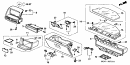 Instrument panel garnish