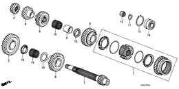 Countershaft/gear