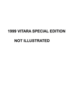 1999 vitara special edition