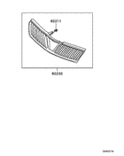 Radiator grille,headlamp bezel