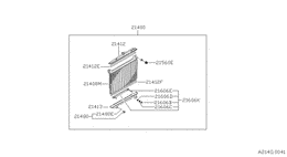 Radiator, shroud & fitting