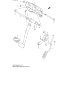 Pedal/pedal bracket