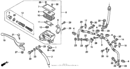 300 fw front brake master cylinder