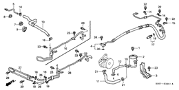 Power steering lines