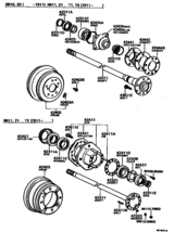 Rear Axle Shaft & Hub