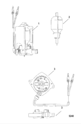 Power Trim Motor (Removable Pump Housing)