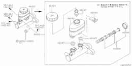 Brake master cylinder