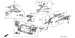 Body structure components