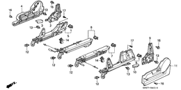 Front seat components