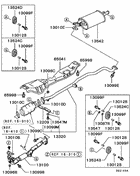 Exhaust pipe & muffler