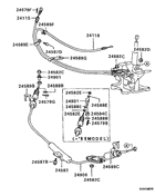 A/t floor shift linkage