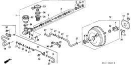 Brake master cylinder/ master power