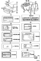 Caution Plate (Exterior & Interior)