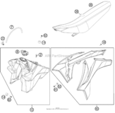 Tank, Seat, Cover