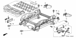 Front seat components