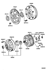 Torque Converter, Front Oil Pump & Chain (Atm)