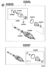 Rear Axle Shaft & Hub