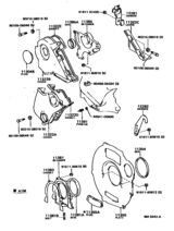 Timing Gear Cover & Rear End Plate