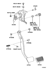 Brake Pedal & Bracket