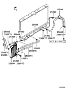 A/t oil cooler & tube