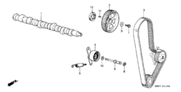 Camshaft/timing belt