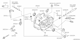 Transmission case & clutch release