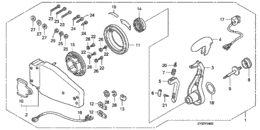 Remote control (flush mount type) (left)