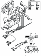 Component parts of remote control box (electric parts)