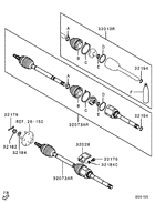 Front axle drive shaft