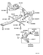 Front susp arm & member