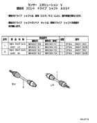 Front axle drive shaft