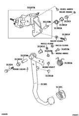 Clutch Pedal & Flexible Hose