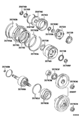 Planetary Gear, Reverse Piston & Counter Gear(Atm)