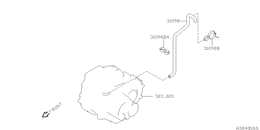 Breather piping     (for fr unit)