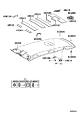 Roof Headlining & Silencer Pad