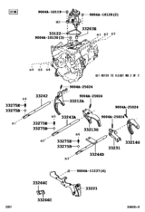 Gear Shift Fork & Lever Shaft (Mtm)