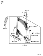 A/c condenser, piping