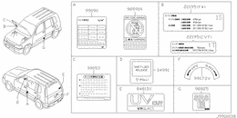 Caution plate & label